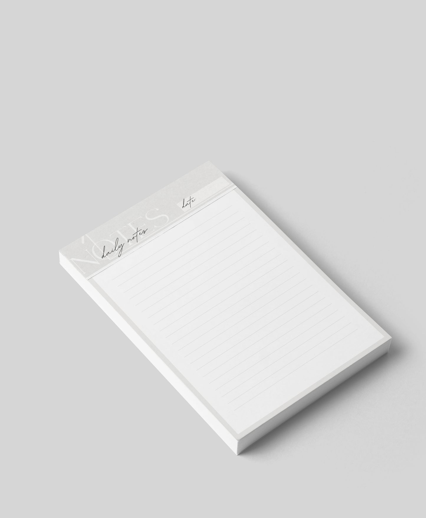 Minimalist Note Pad A5