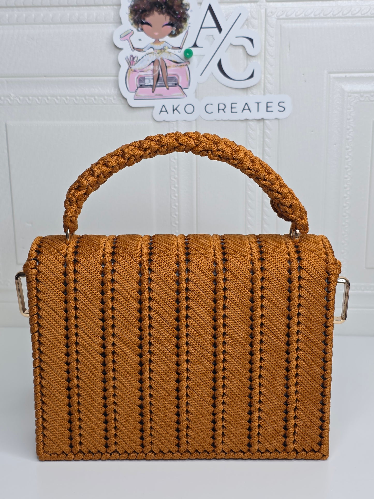 Misha Clutch Bag - Spiced Latte