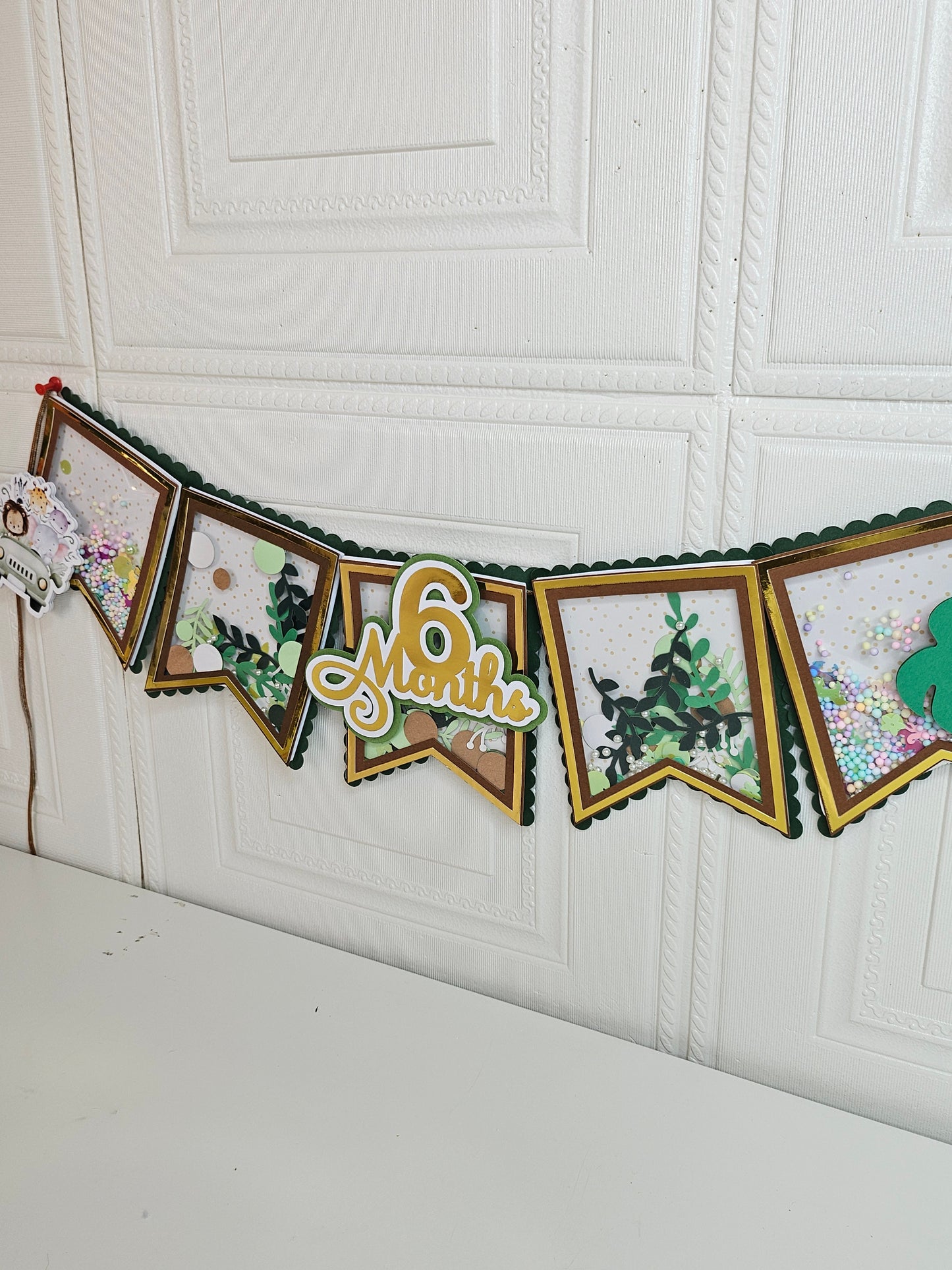 Safari Shaker Birthday Banner