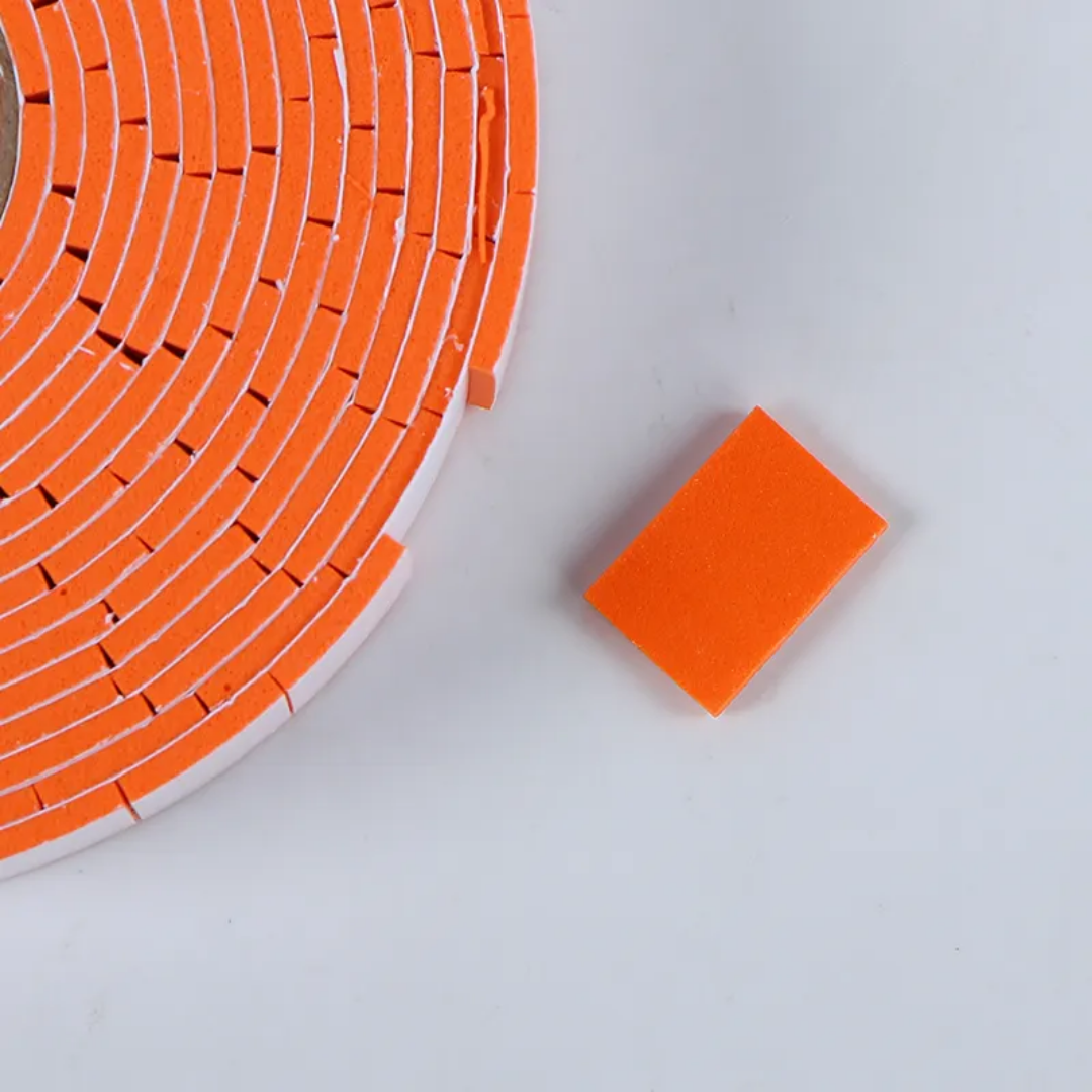 Adhesive Foam Pads - Orange