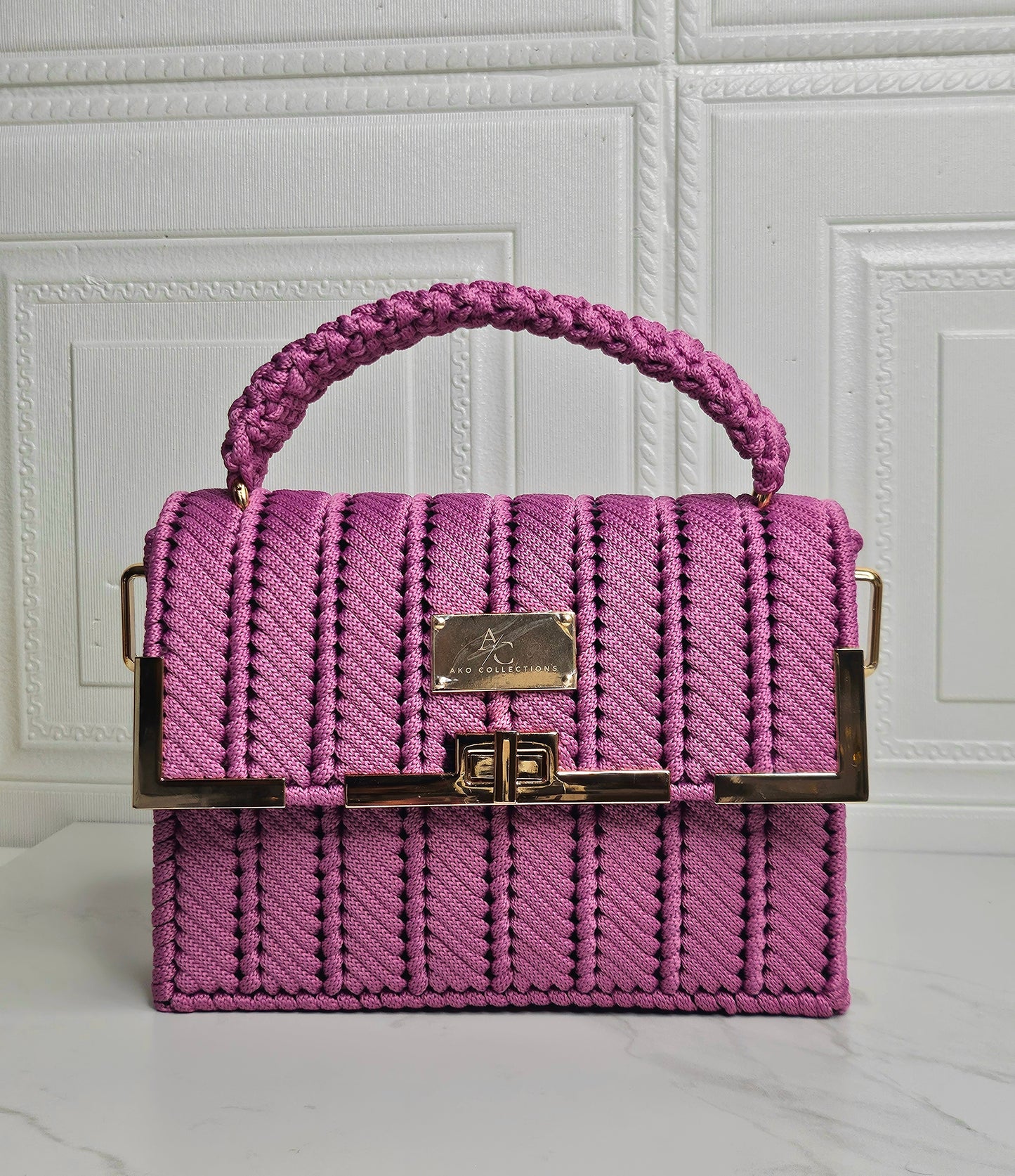 Misha Clutch Bag - Frosty Rose