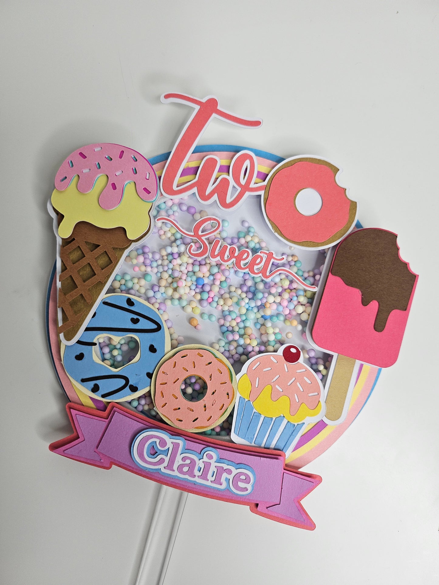 Personalised Sweet Treats Cake Topper
