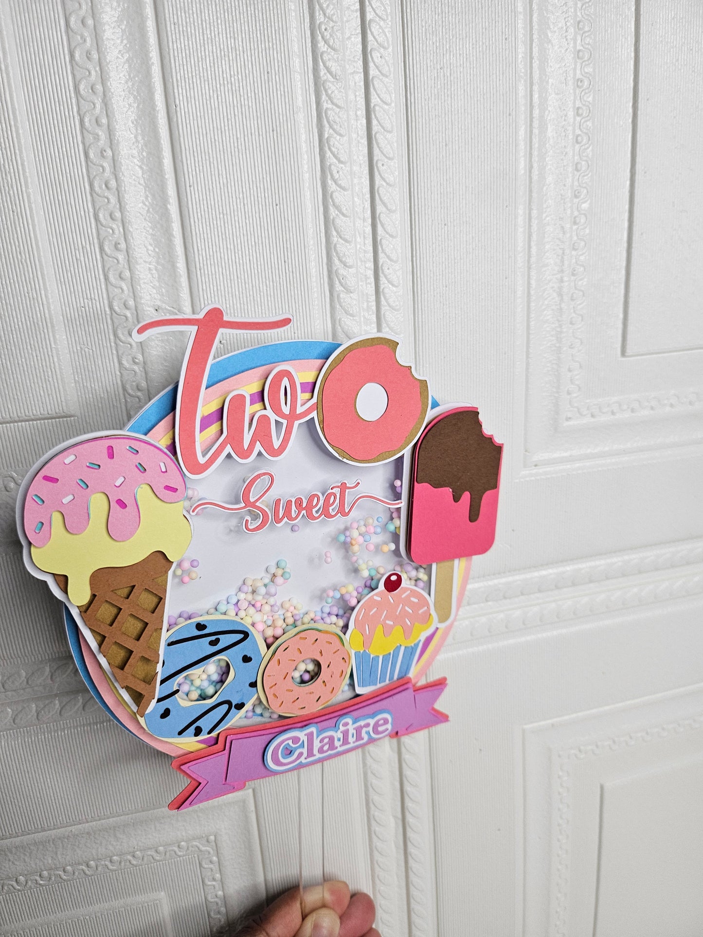 Personalised Sweet Treats Cake Topper