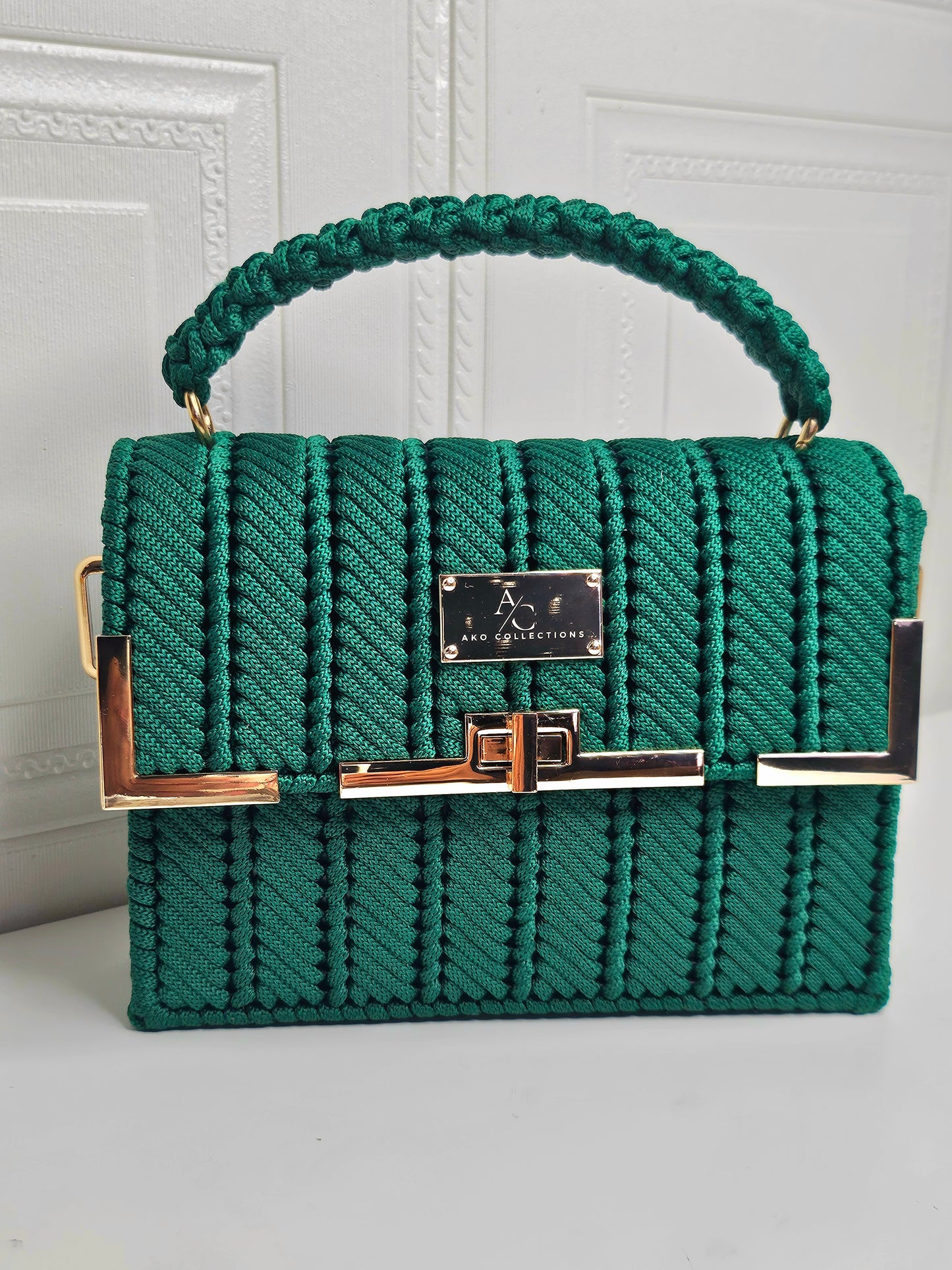 Misha Clutch Bag - Emerald