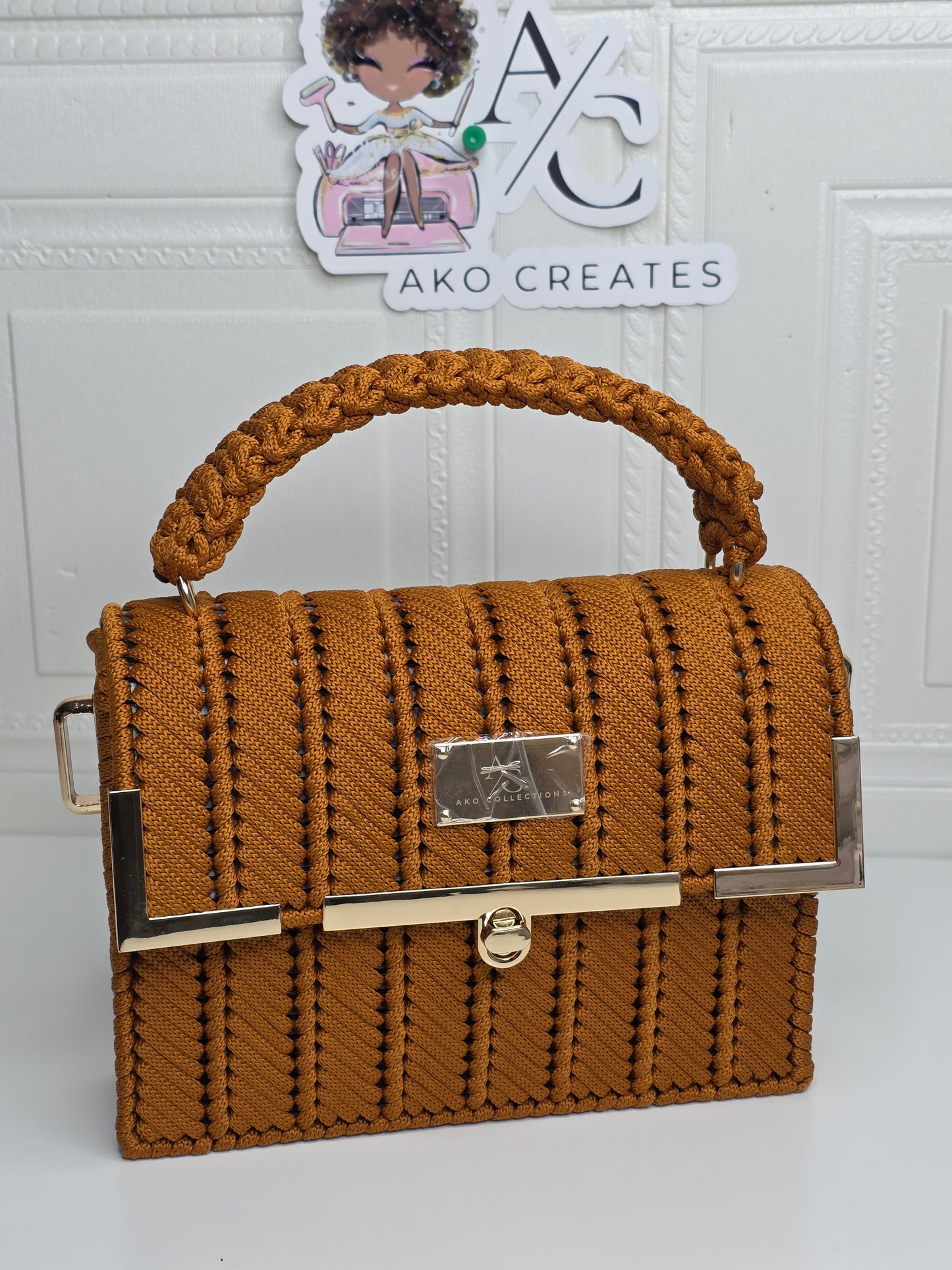 Misha Clutch Bag - Spiced Latte