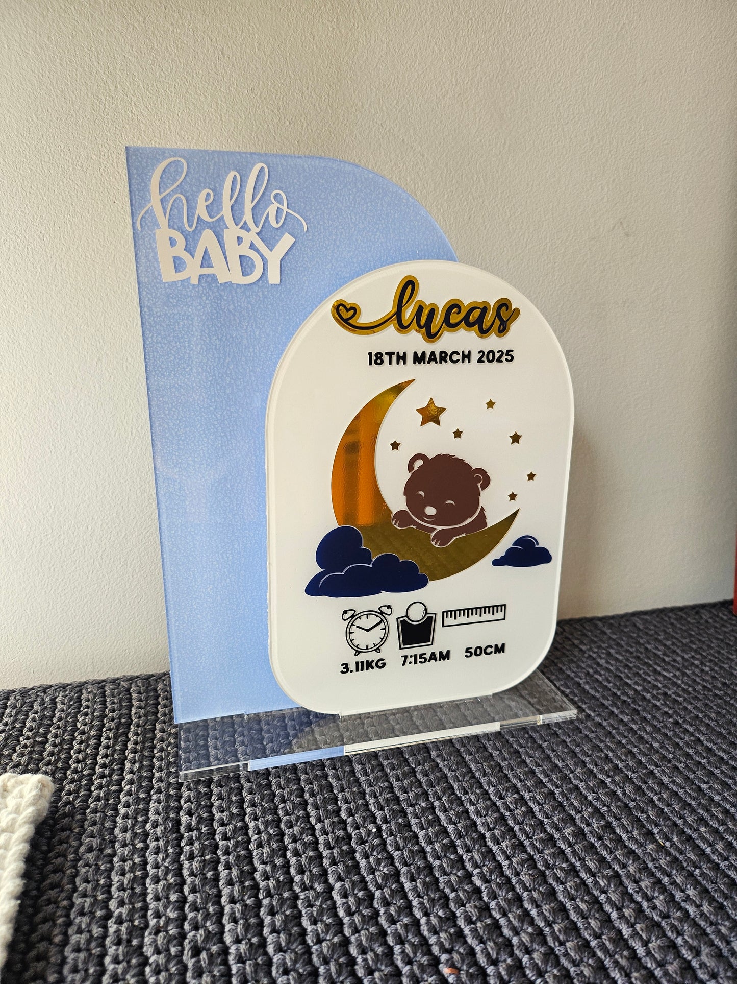 Hello Baby Newborn Sign