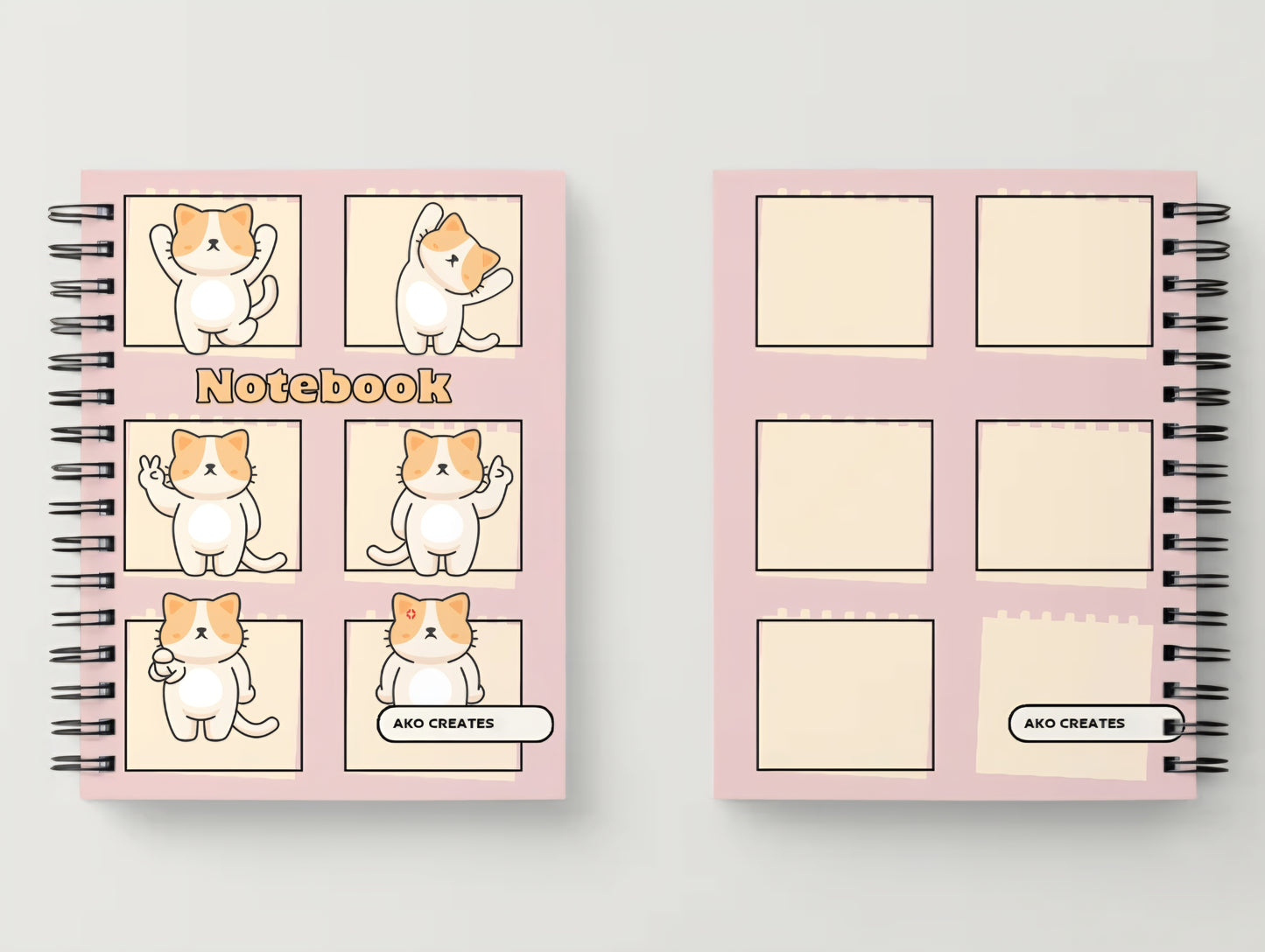 Emote Cat A5 Note Book