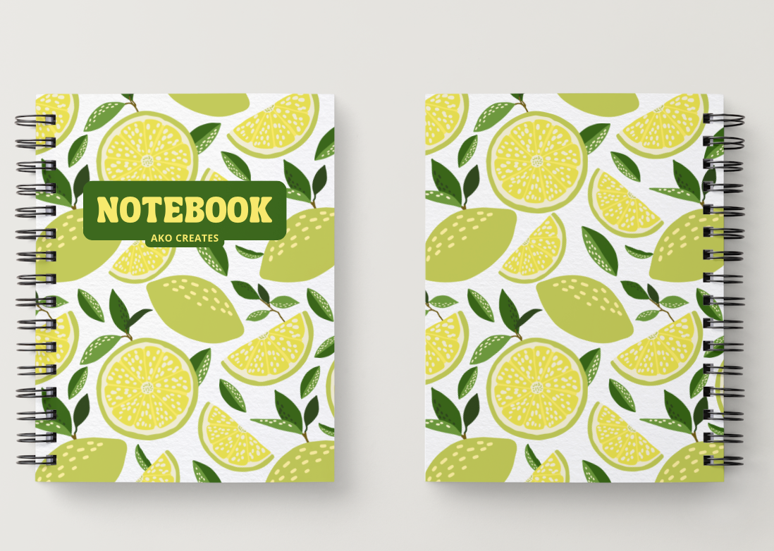 Lime A5 Note Book