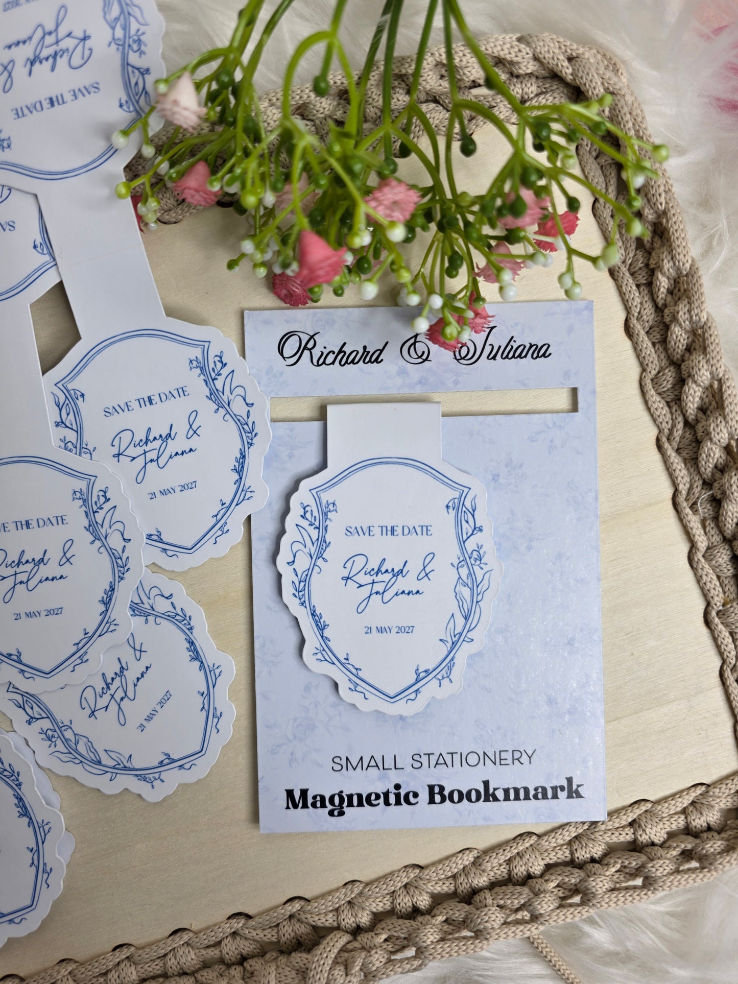 Save The Date Invite - Magnetic Bookmark