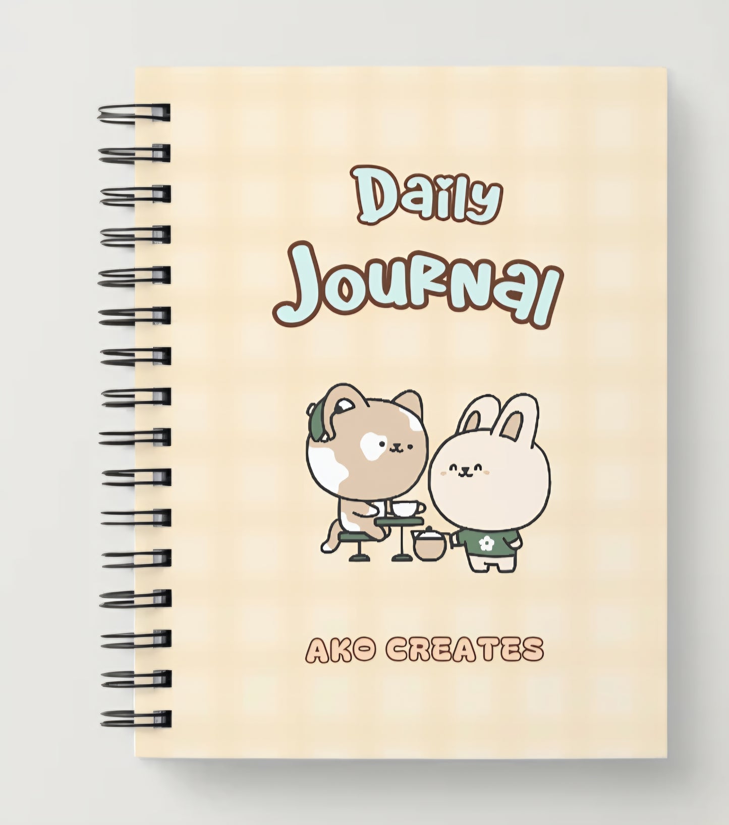 Cute Cat Coffee Daily Journal A5