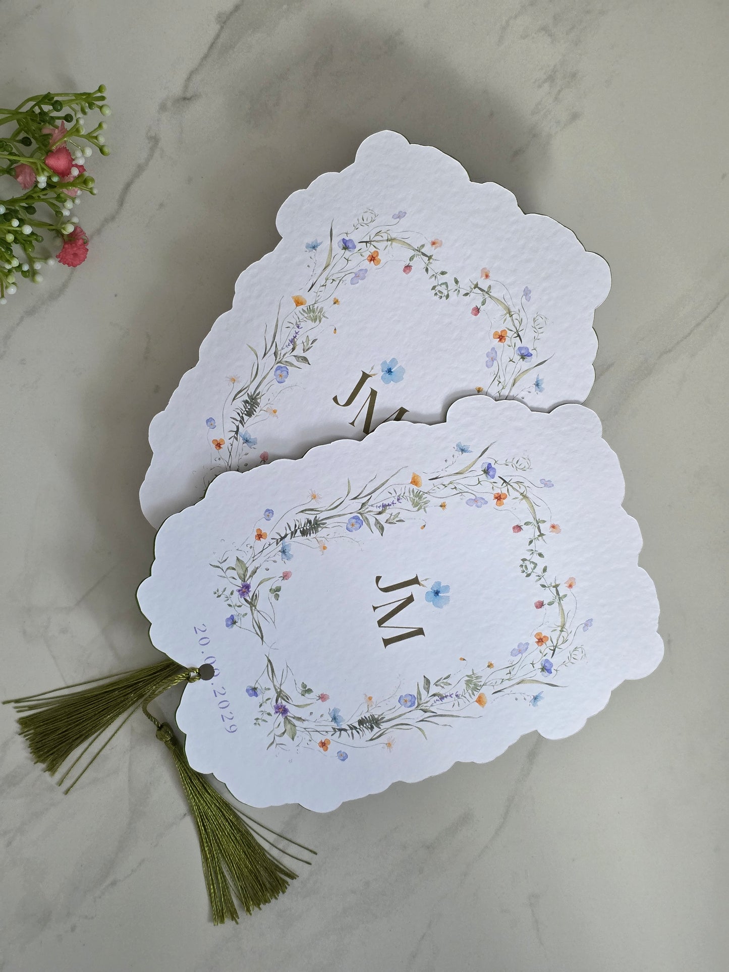 Vintage Floral- Wedding Invitation