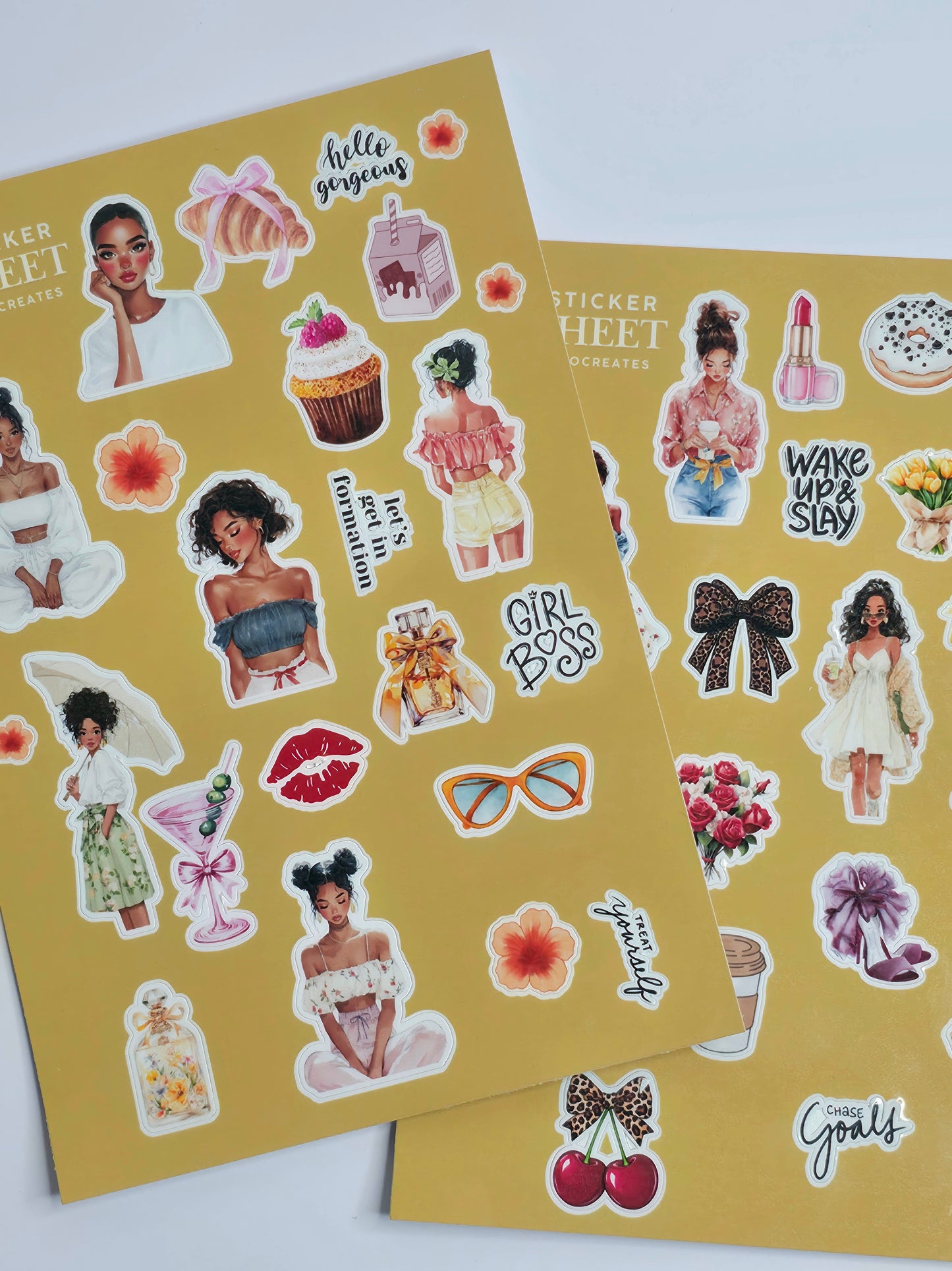 Sticker Sheet - Medium/Olive Skin Tone