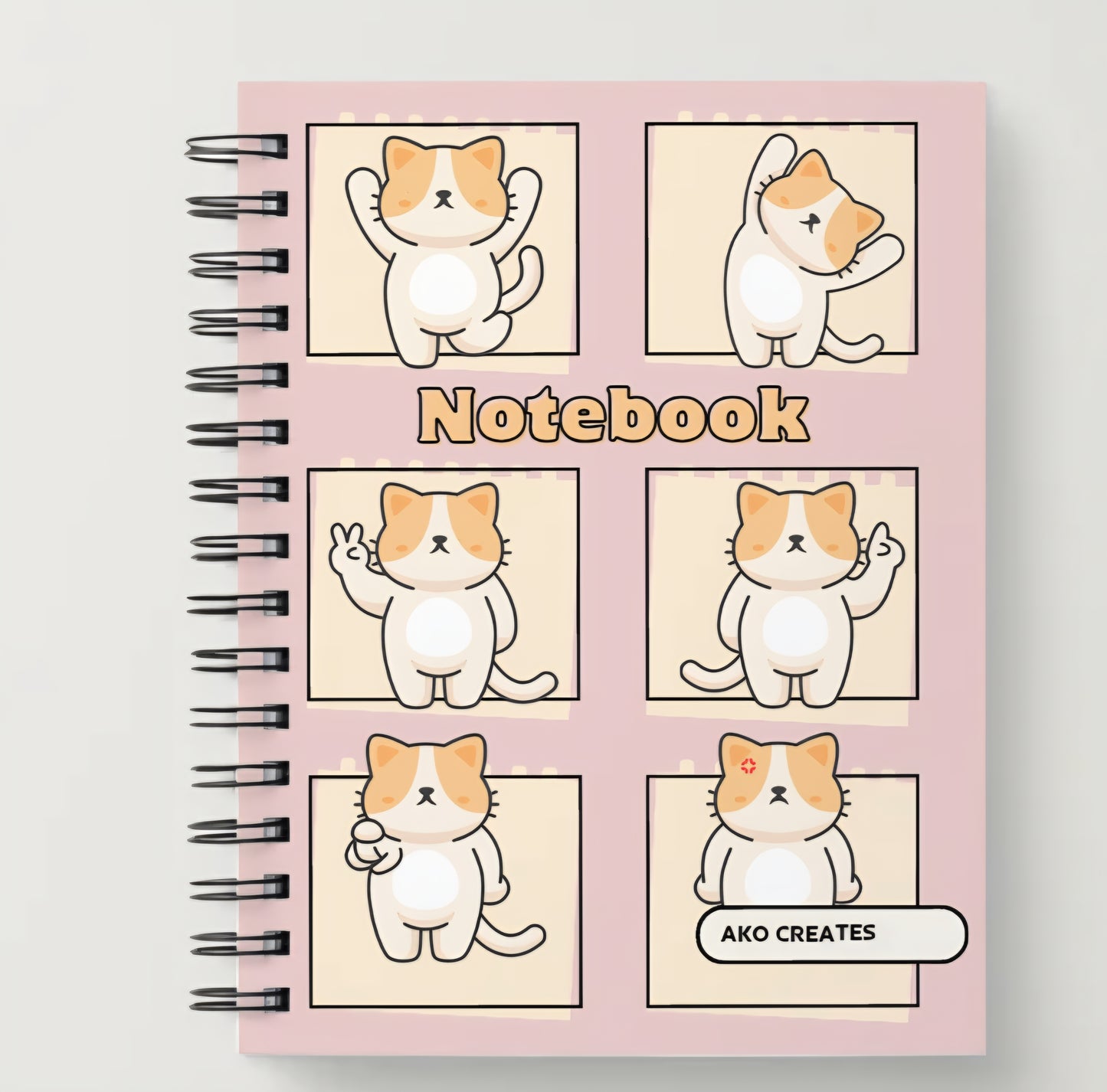 Emote Cat A5 Note Book