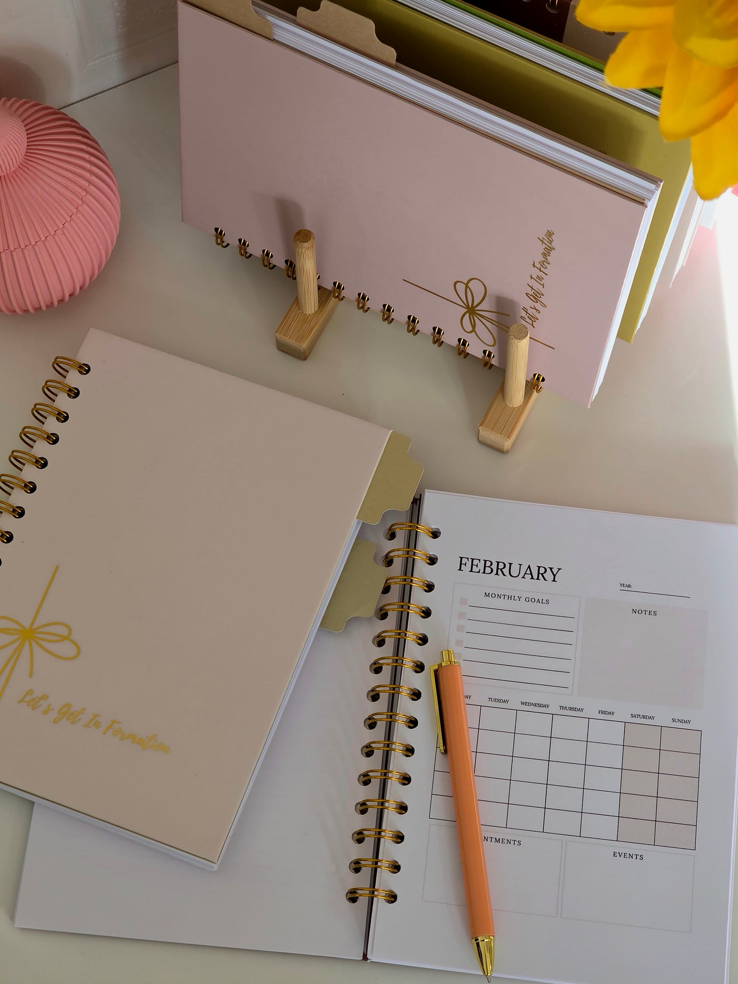 Let's Get In Formation Undated Planner