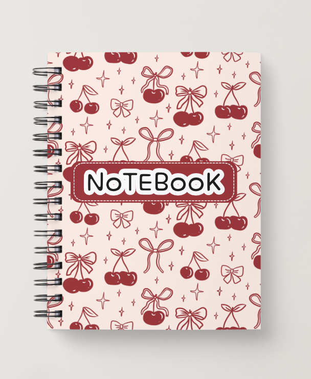 Red Cherries A5 Note Book