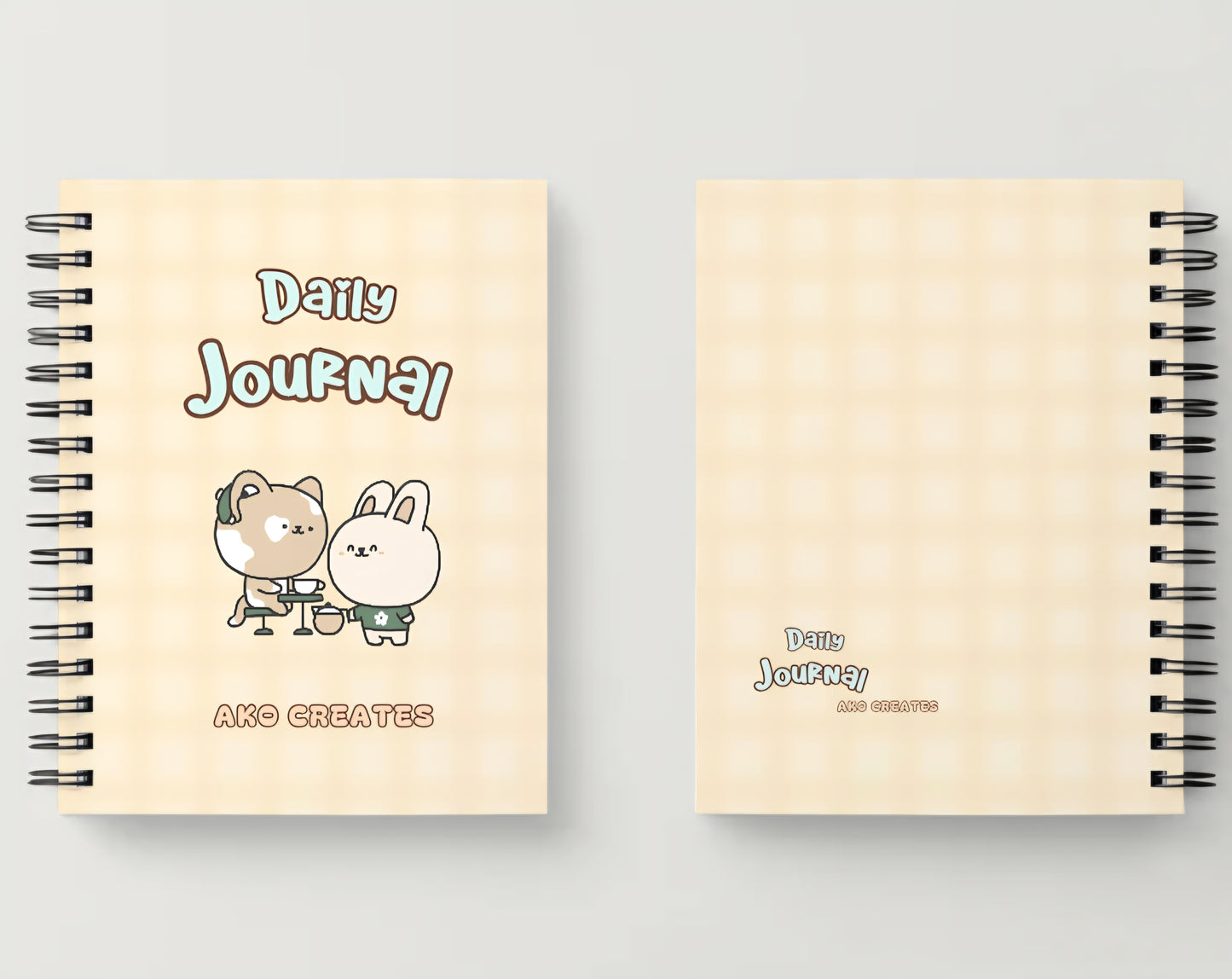 Cute Cat Coffee Daily Journal A5