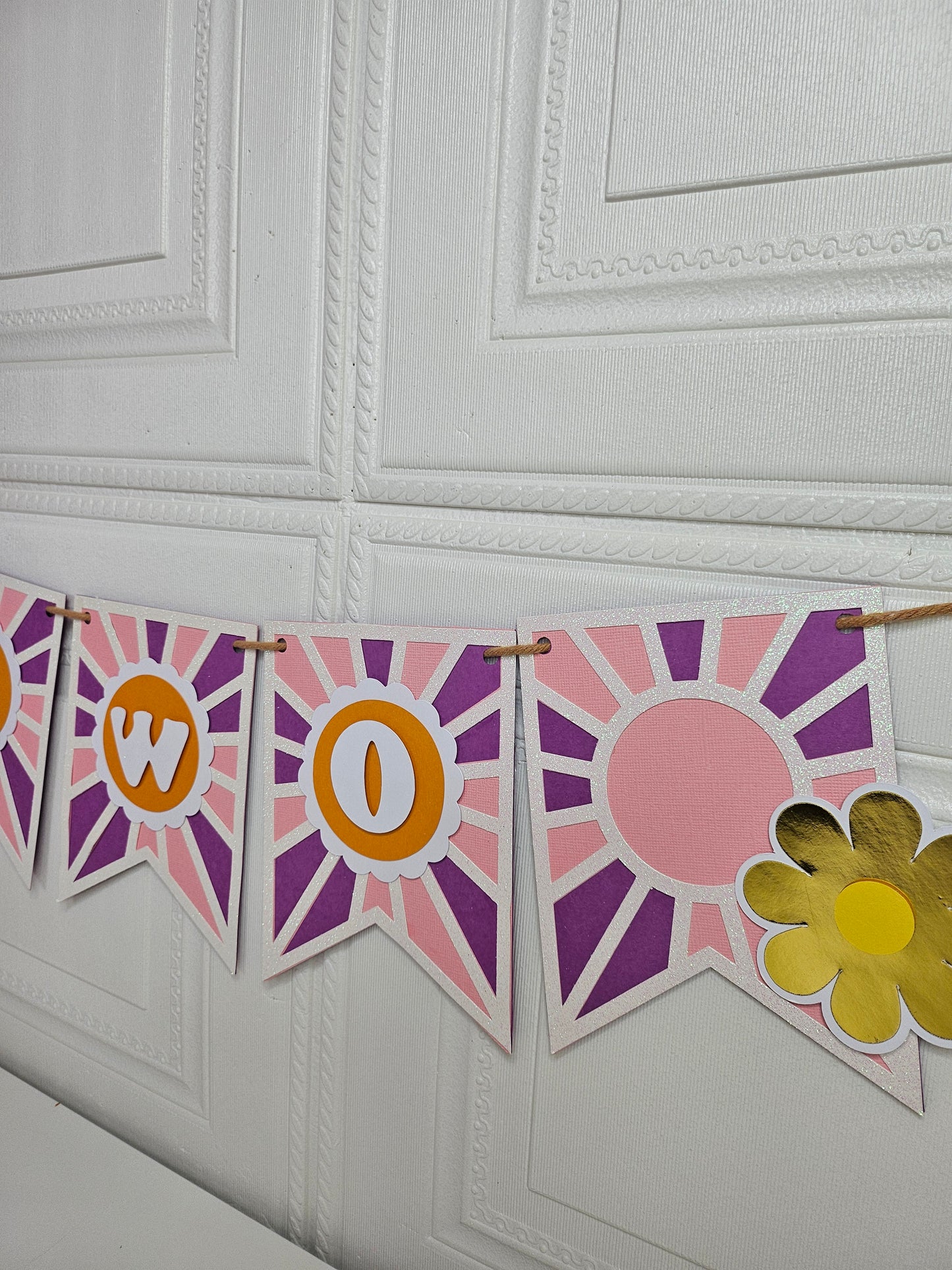 Groovy Rolling Into - Birthday Banner