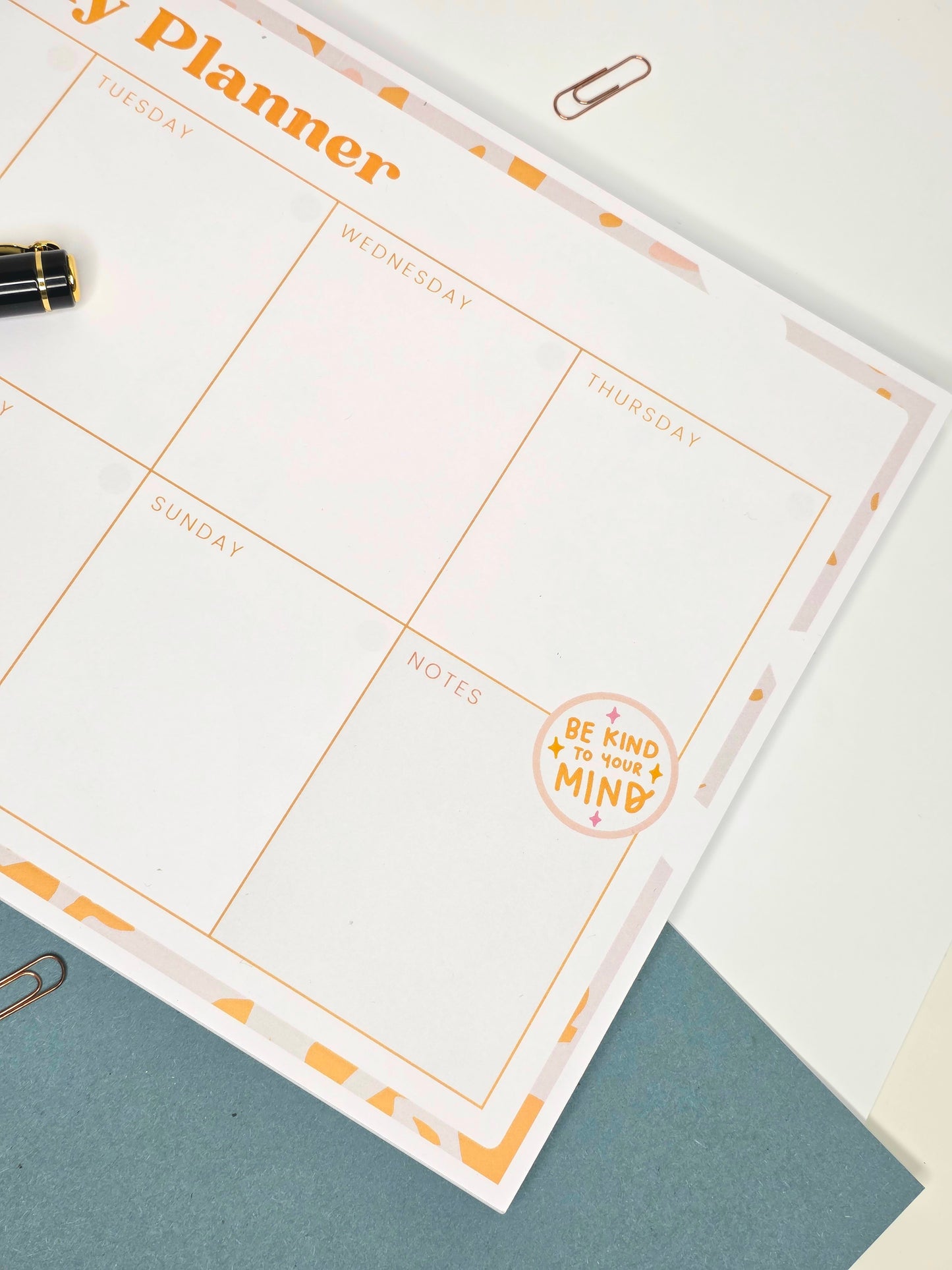 Terrazzo Weekly Planner A4