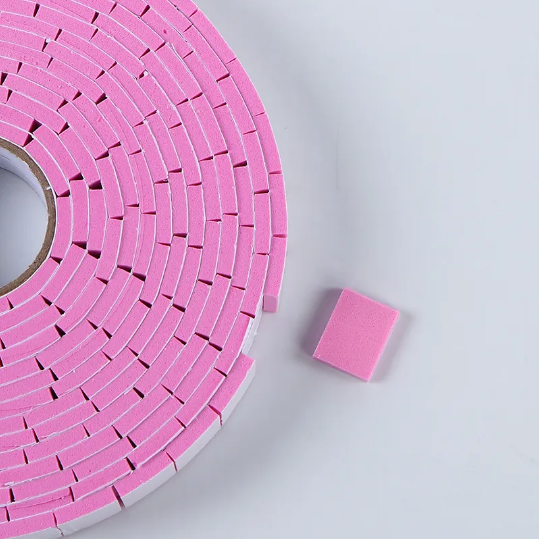 Adhesive Foam Pads - Pink