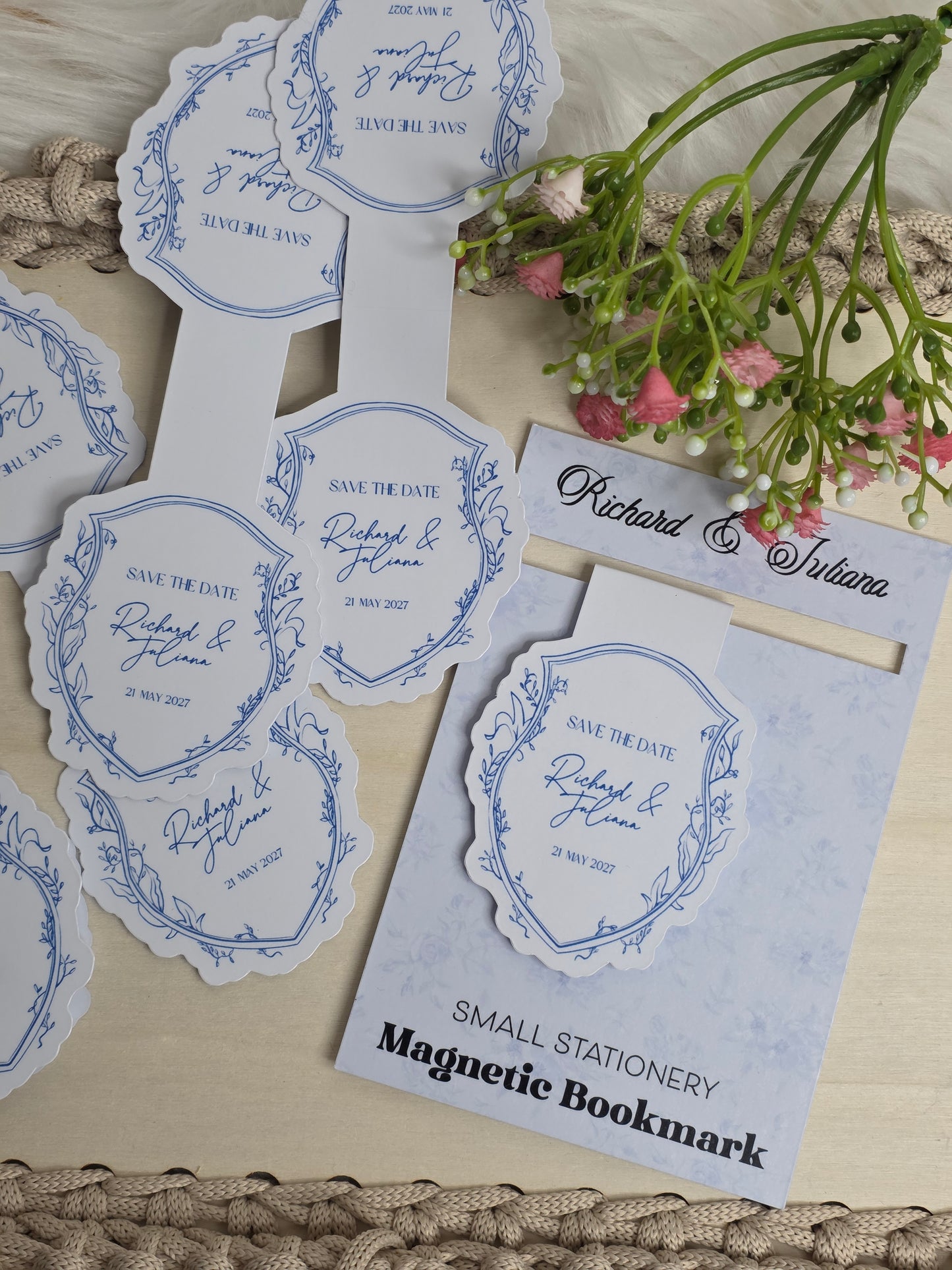 Save The Date Invite - Magnetic Bookmark
