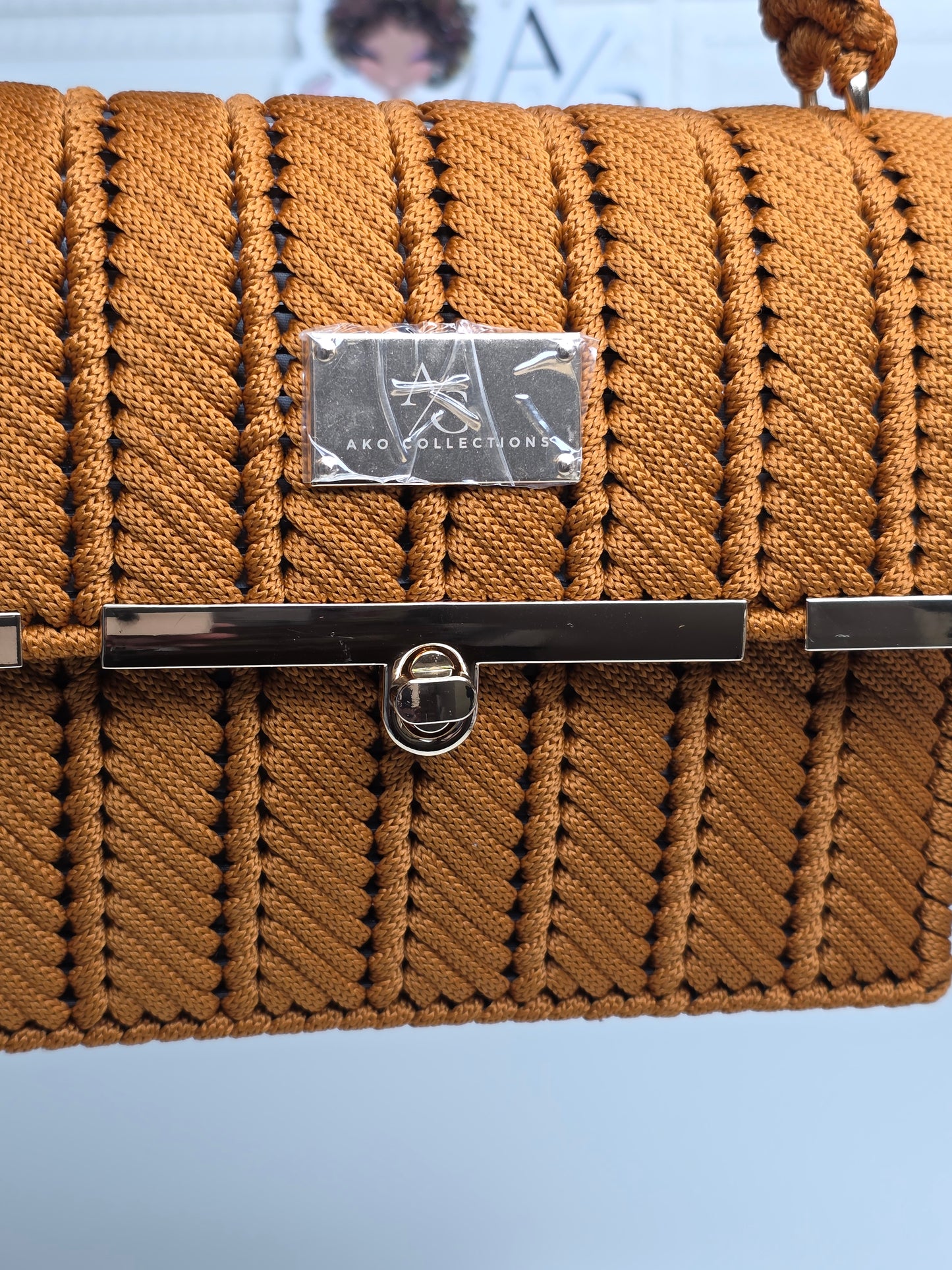 Misha Clutch Bag - Spiced Latte