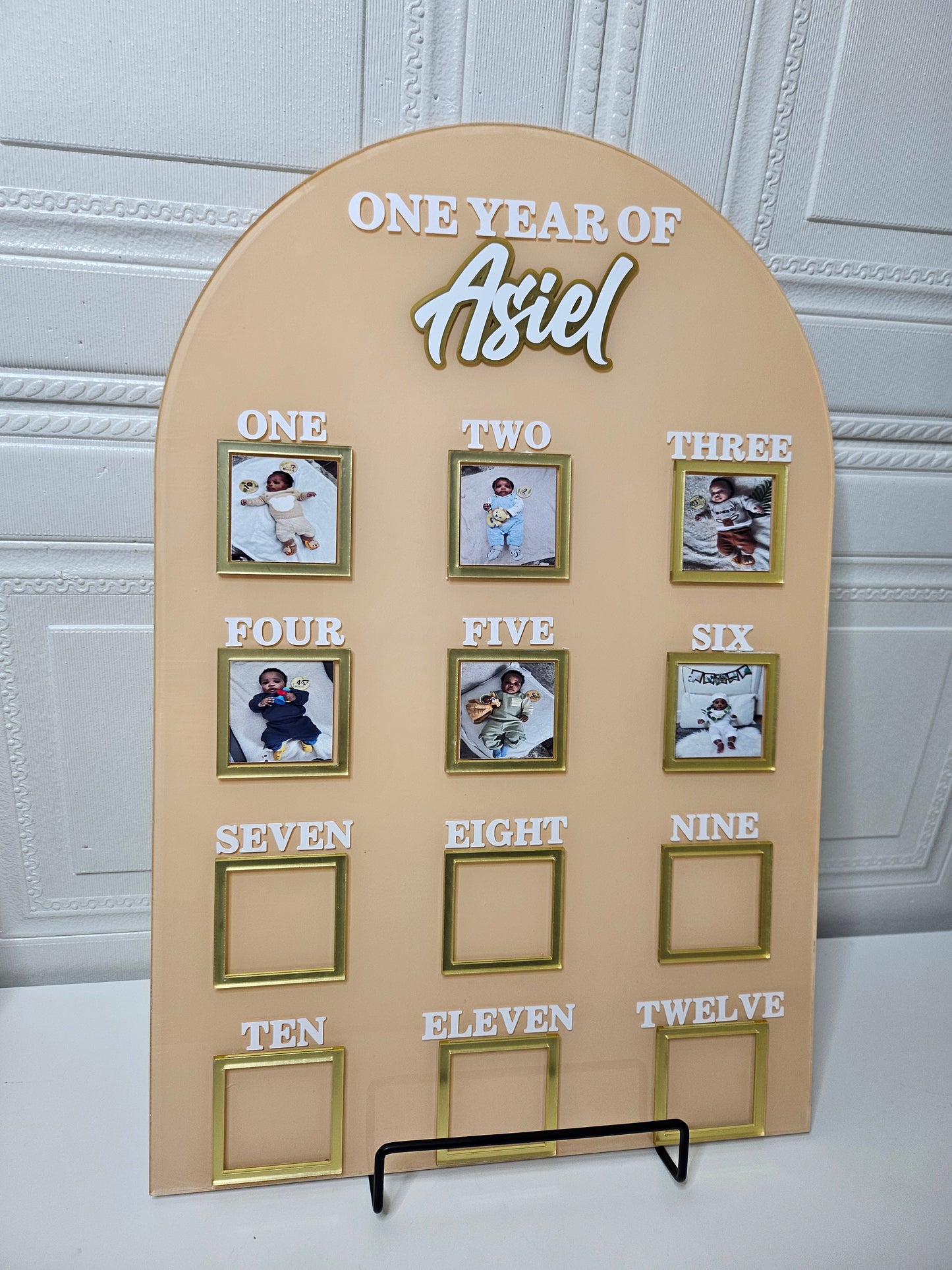 Personalised 12 Months Sign
