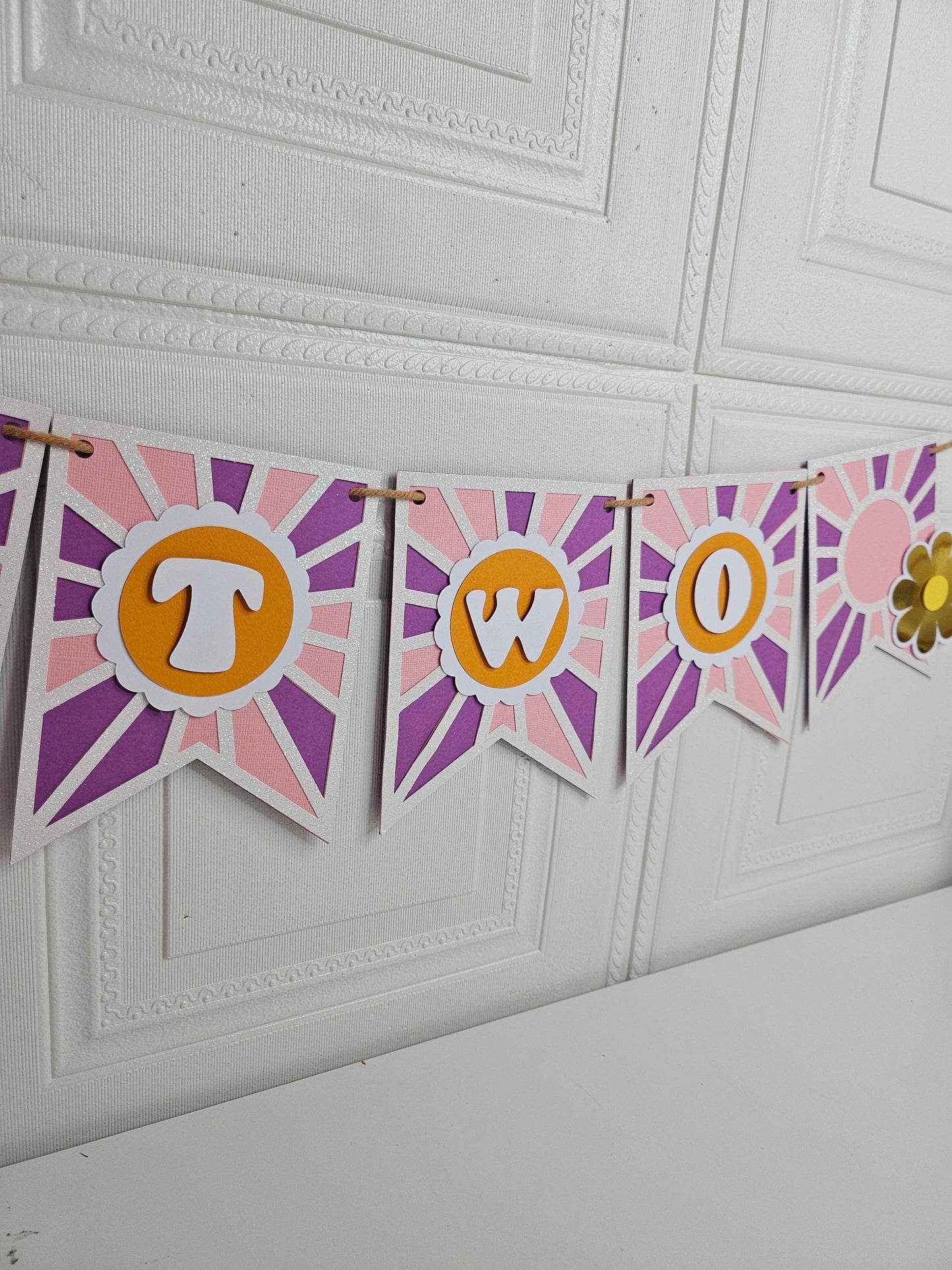 Groovy Rolling Into - Birthday Banner