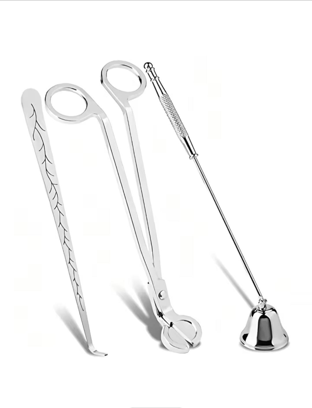 Candle Accessories Set -Silver