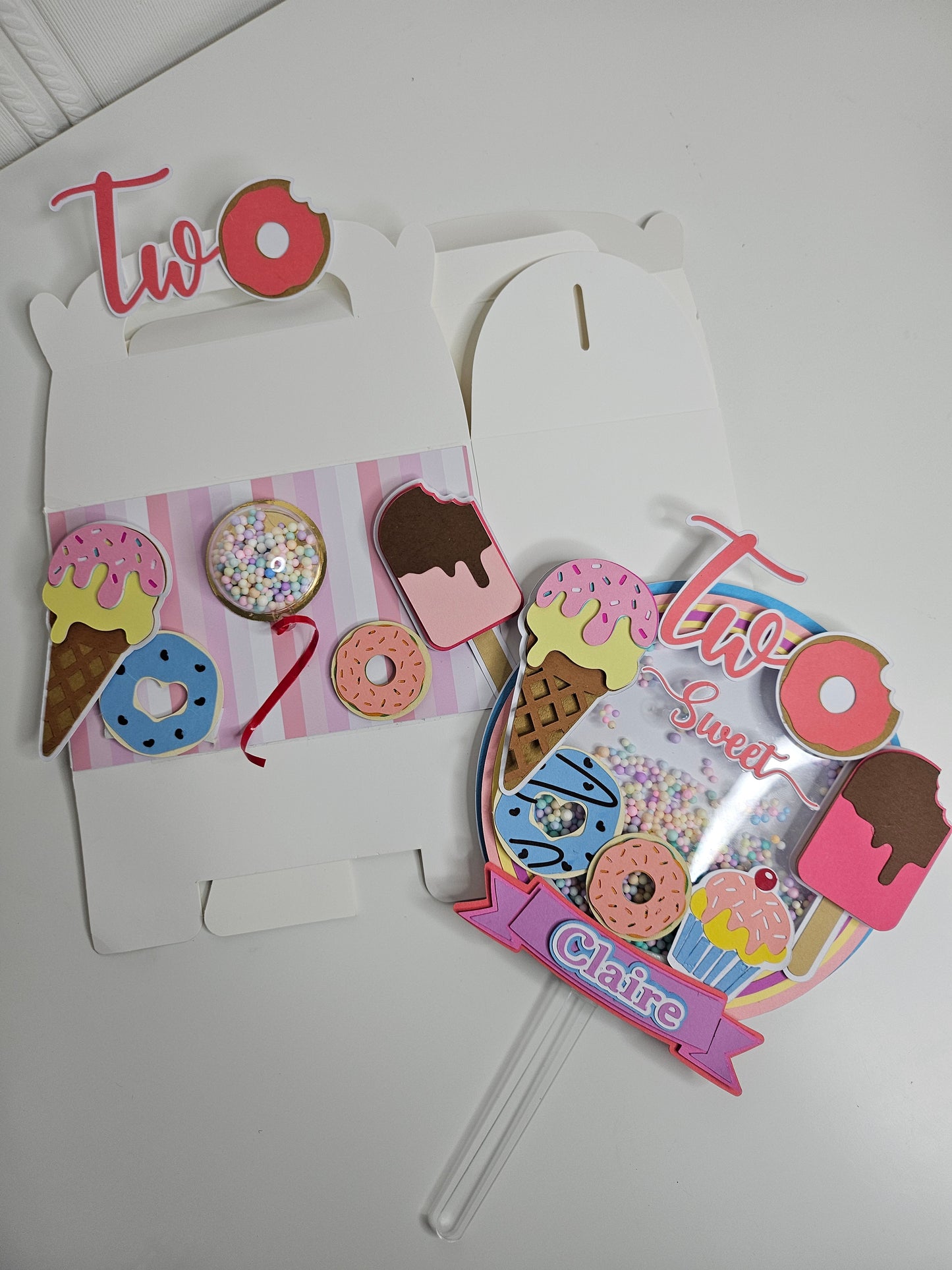 Personalised Sweet Treats Cake Topper