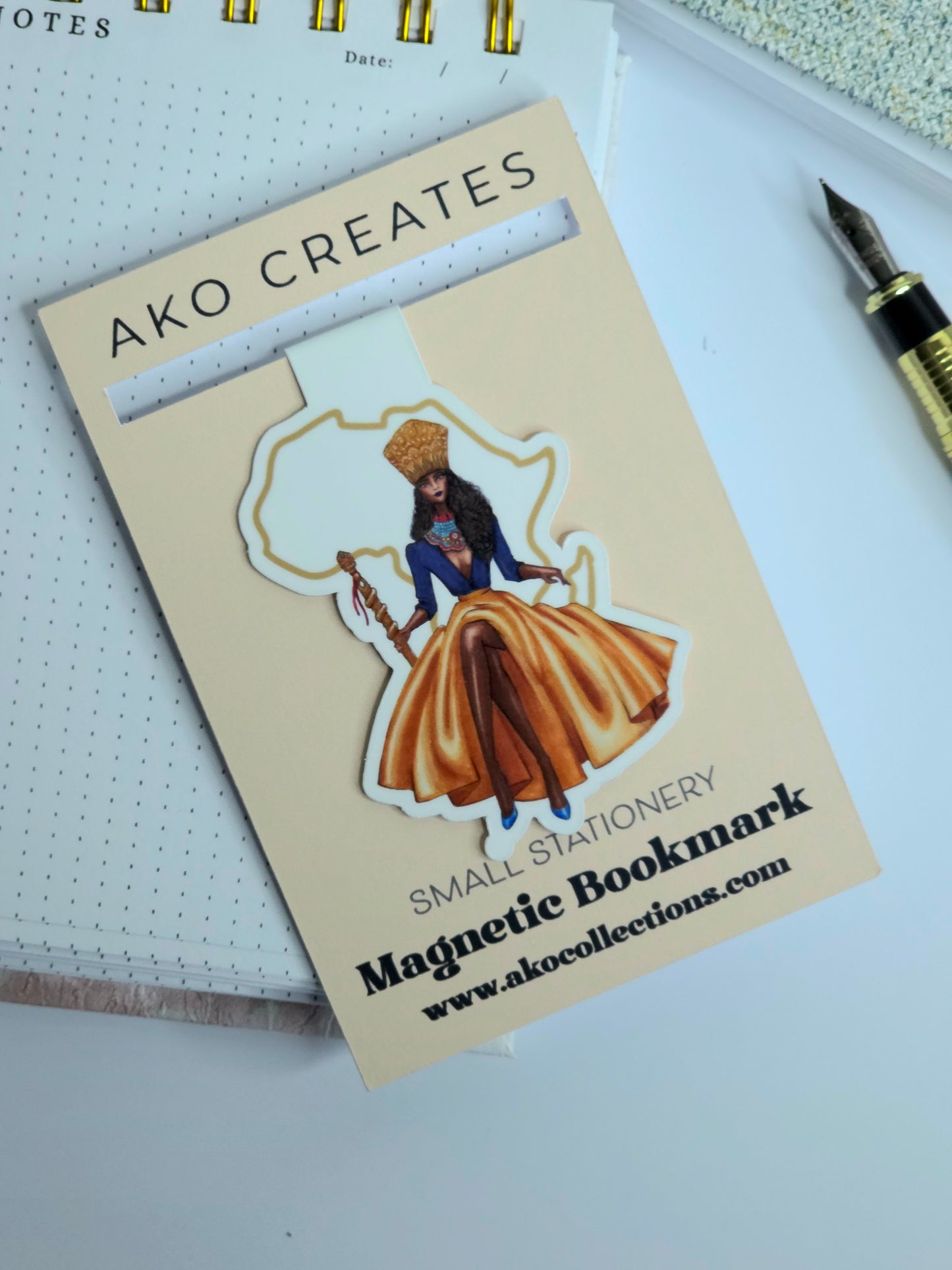 African Queen Magnetic Bookmark