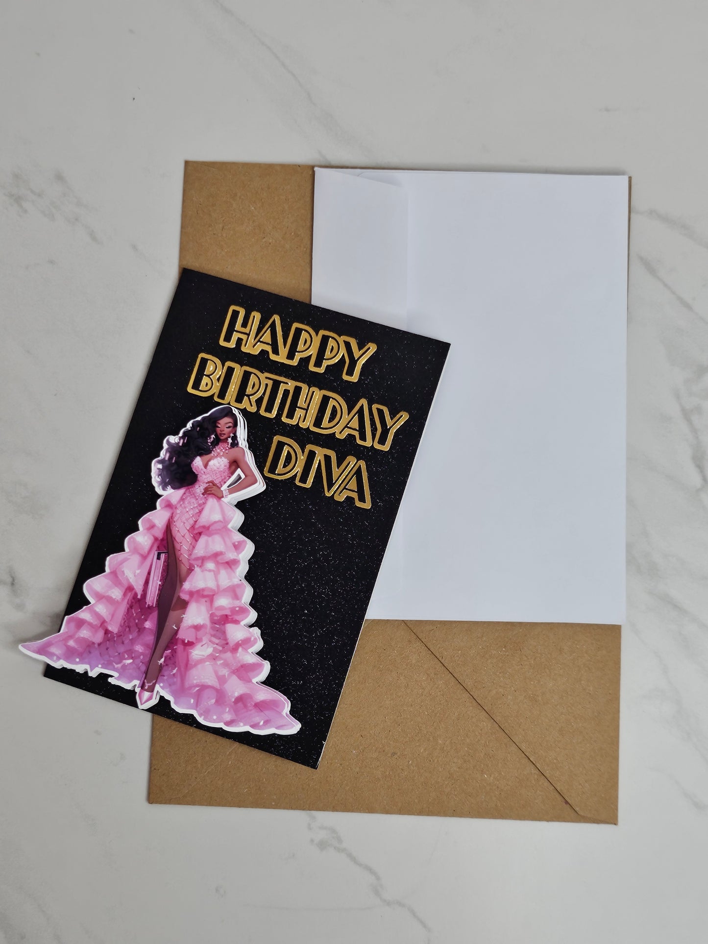 Diva Birthday Card