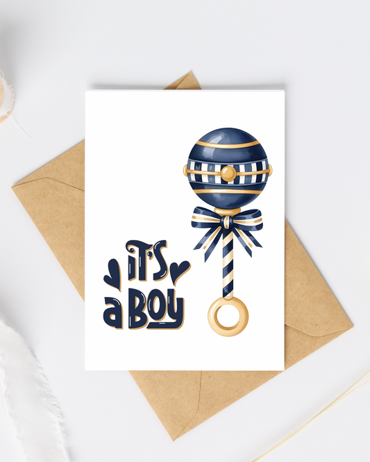 It's A Boy Card
