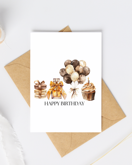 Classy Boho Birthday Card