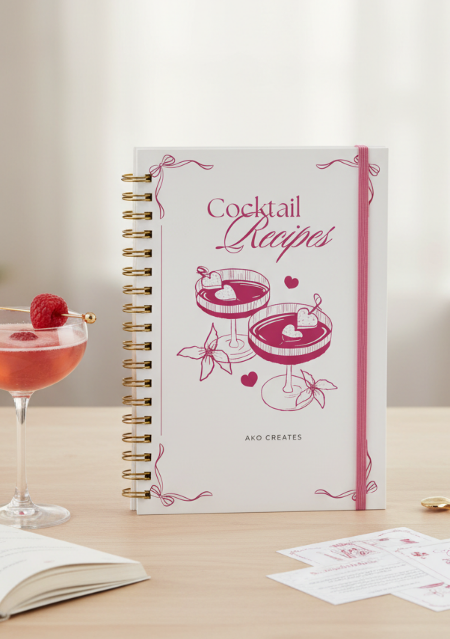 Cocktail Recipes Notebook