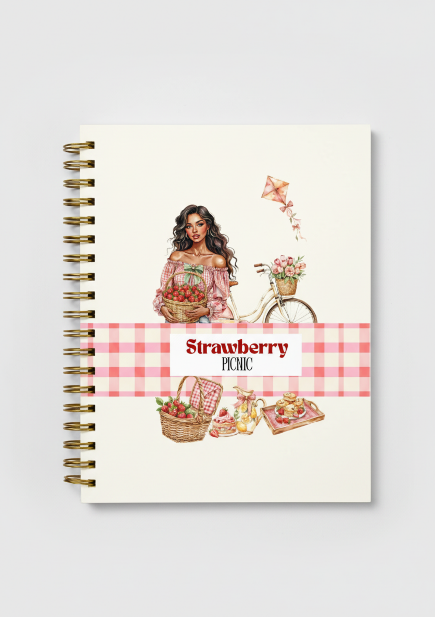 Strawberry Picnic Notebook