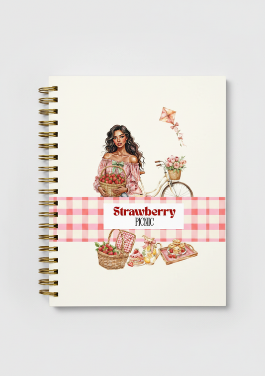 Strawberry Picnic Notebook