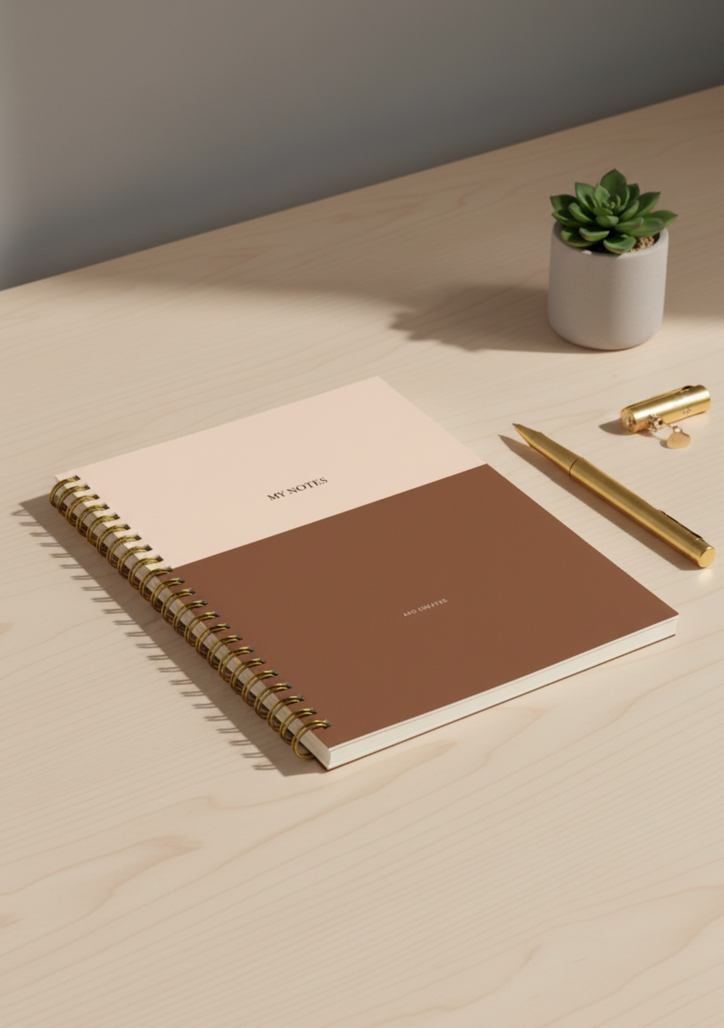 Minimalist Brown Notebook