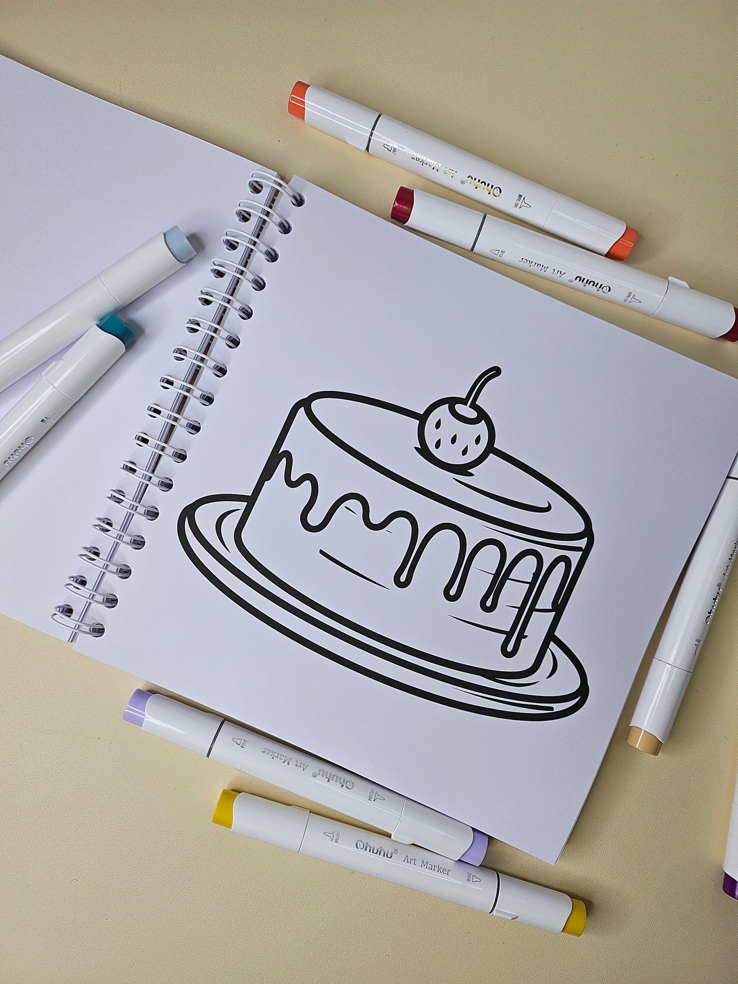 Cake Galore Colouring Book