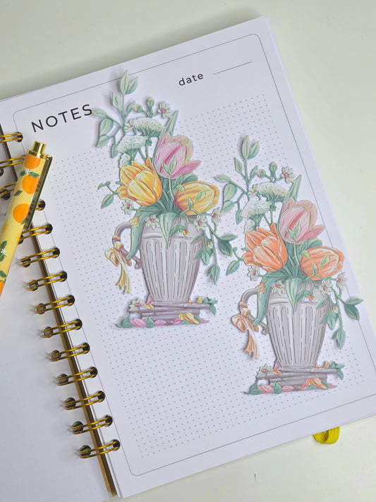 Vase 2 Die Cut Topper