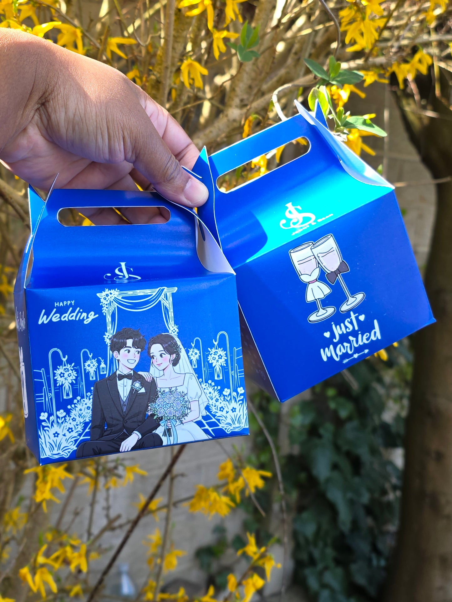 Custom Gable Wedding Favour Box