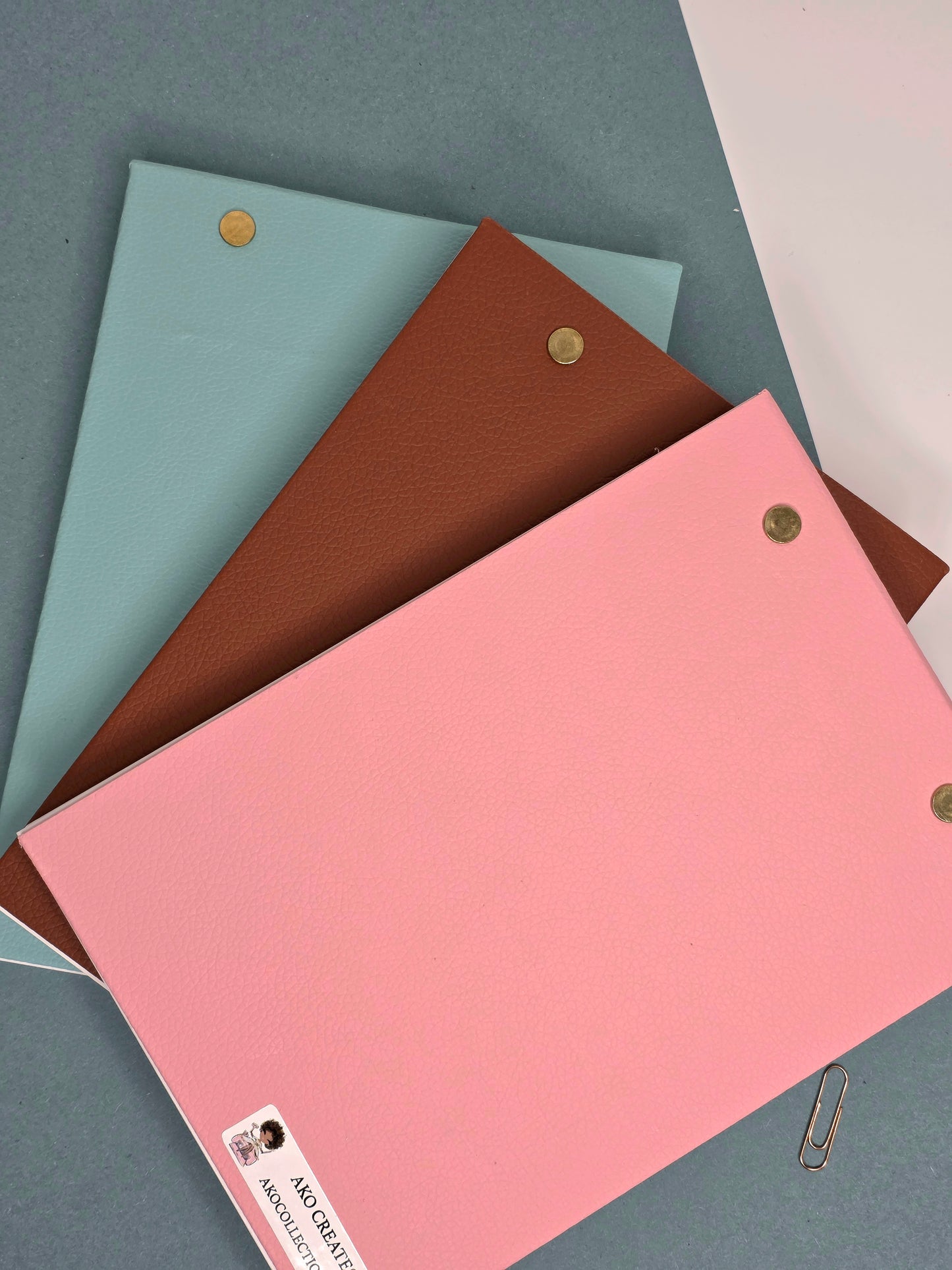 Assorted Leather A5 Notepad