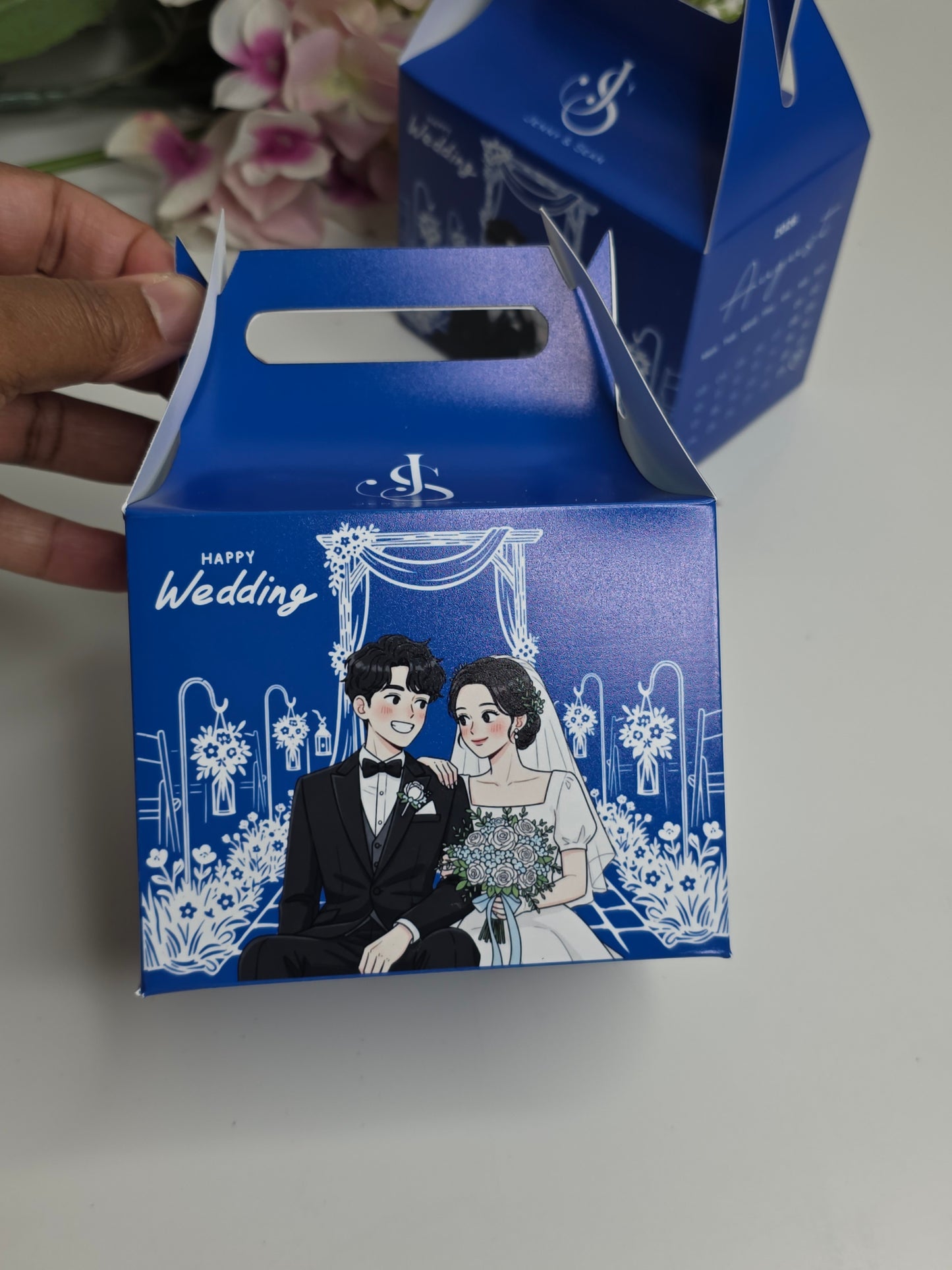 Custom Gable Wedding Favour Box