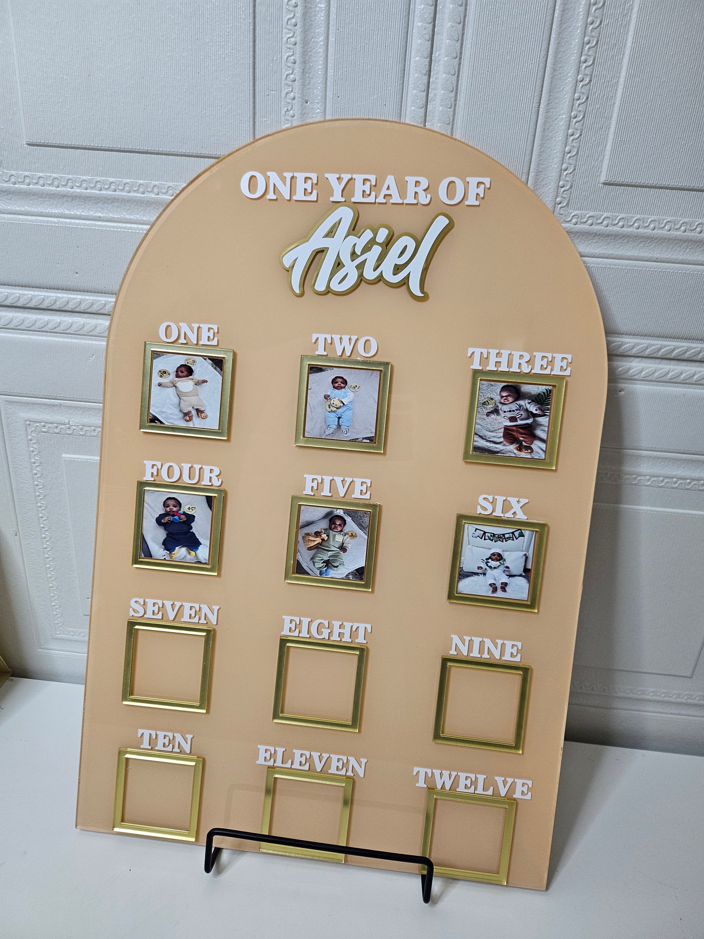 Personalised 12 Months Sign