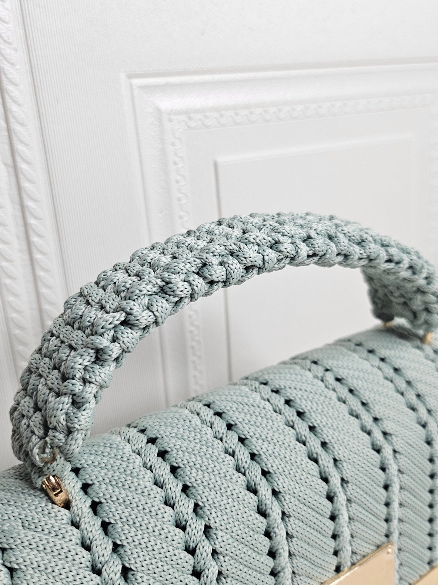Misha Clutch Bag - Sage