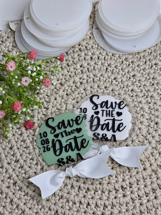 Save The Date Invite - Fridge Magnet