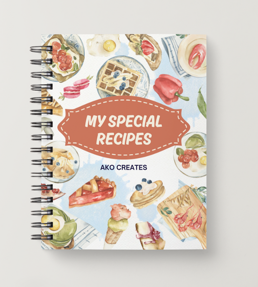 Food Print A5 Note Book