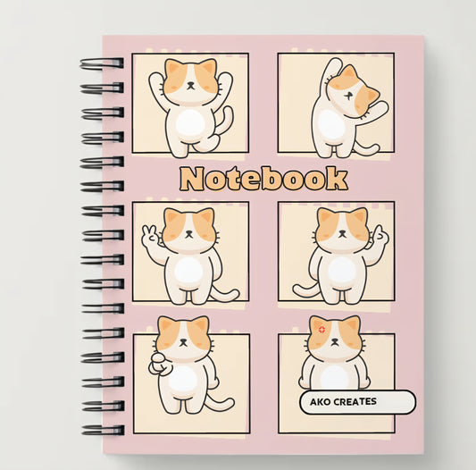 Emote Cat A5 Note Book