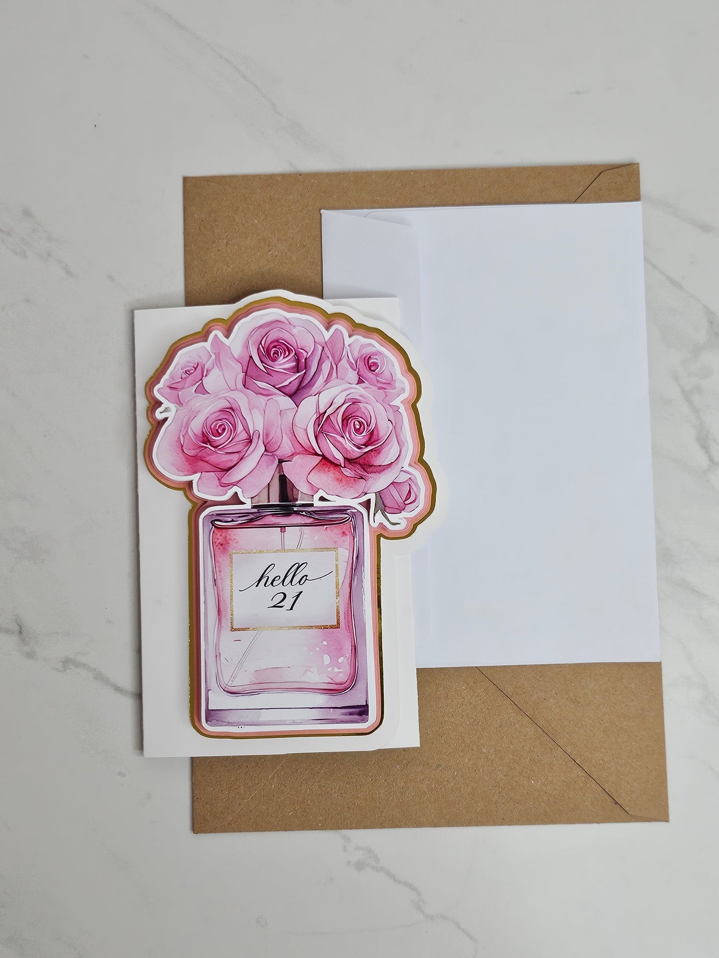 Hello 21 Birthday Card
