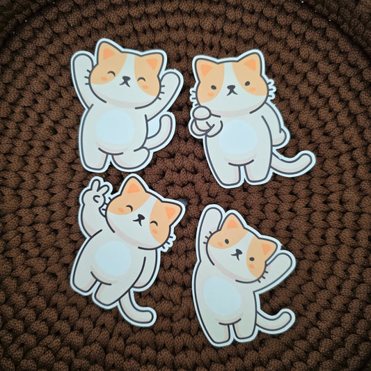 Emote Cat Stickers