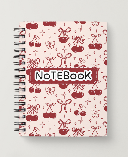 Red Cherries A5 Note Book